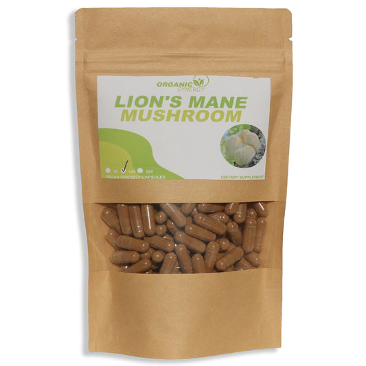 Lion's Mane Mushroom Vegan Capsules